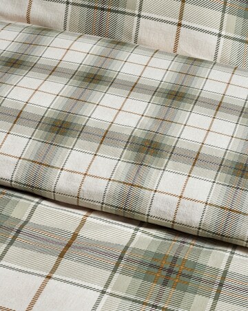 Catherine Lansfield Brushed Troon Check Duvet Cover Set