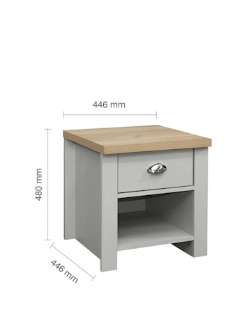 Highgate 1 Drawer Lamp Table