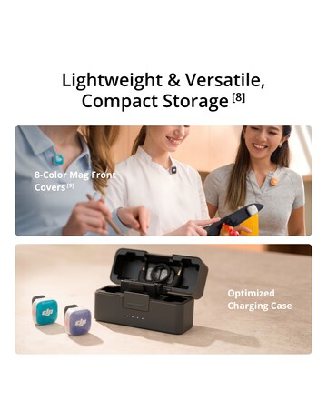 DJI Mic Mini 2S (2 TX + 1 RX + Charging Case)