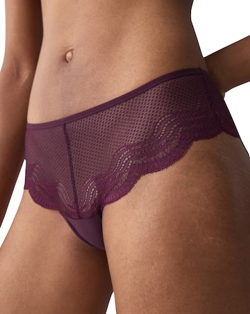 Triumph Comfort Glam Hipster Briefs Wine