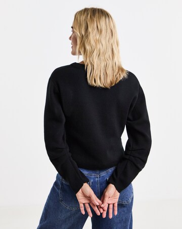 Cocoon Style Structured Jumper
