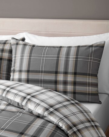 Catherine Lansfield Kelso Check Duvet Cover Set
