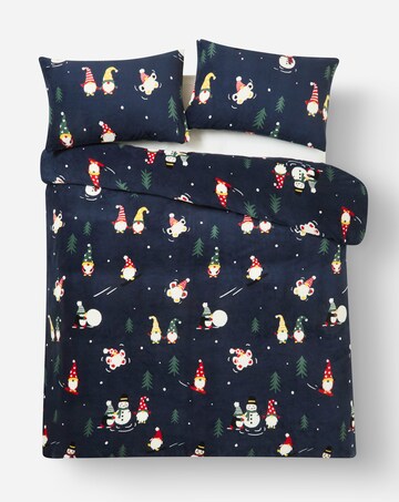 Festive Gonk Fleece Duvet Cover Set