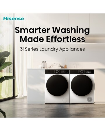 Hisense 3i 9kg KitchenFit Heat Pump Dryer White