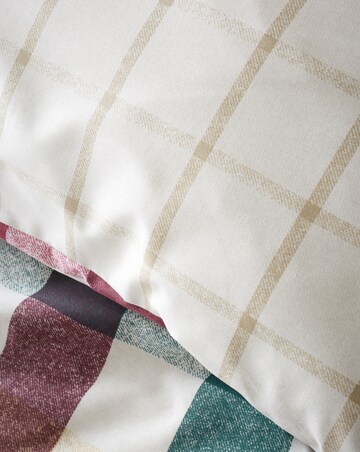 Catherine Lansfield Autumn Check Duvet Cover Set