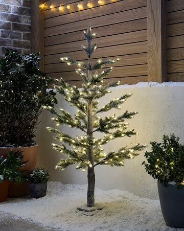 Frosted Pine Needle Tree 4ft