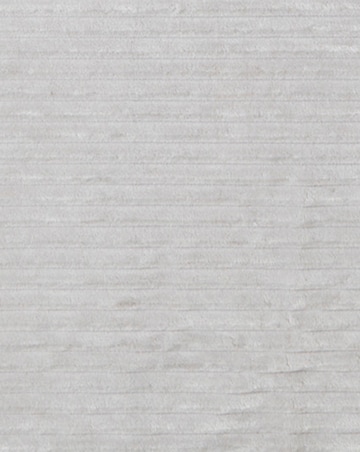 Ribbed Fleece Throw - Grey