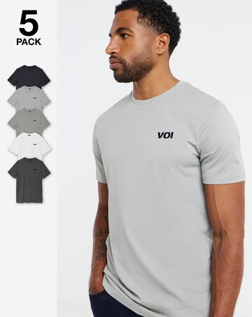 Voi 5 Pack T-shirts Long Length