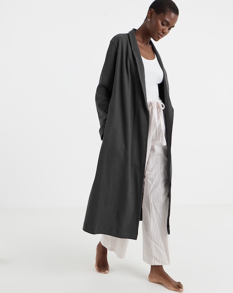 Pretty Secrets Cotton Waffle Dressing Gown
