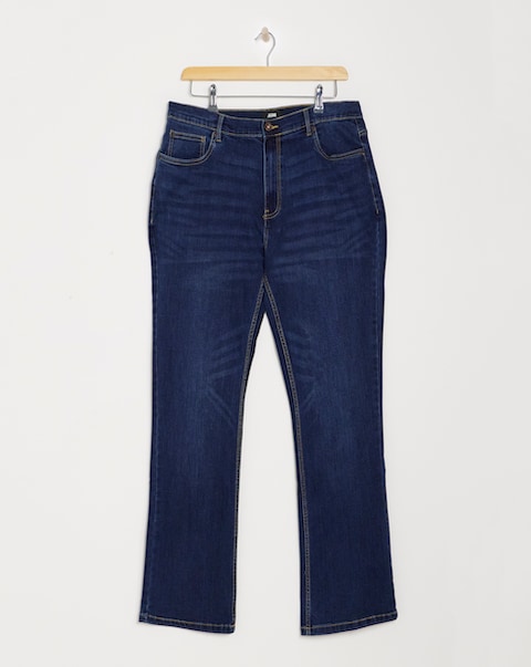 Bootcut Fit Stretch Jeans - Darkwash