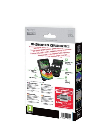 Evercade Activision Super Pocket - Retro Handheld Gaming Device