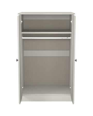 Peregrine Ready Assembled 2 Door Midi Wardrobe - Kids