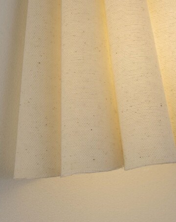 Viretta Pair of Pleated Rattan Rechargeable Wall Lights