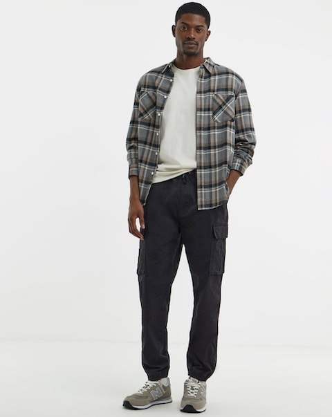 Elasticated Waist Cuffed Cargo