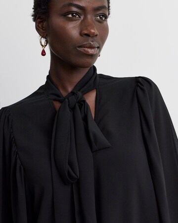 Joanna Hope Chiffon Tie neck Blouse