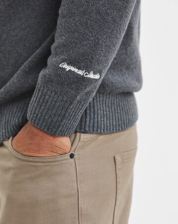 Jack & Jones Norrebro Crew Neck Knit - Dark Grey