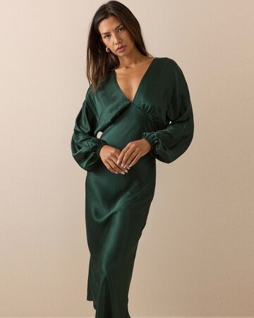 NOBODY'S CHILD PETITE ALLURA MIDI DRESS