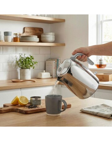 Salter Muse Rapid Boil Kettle & Salter Muse 2 Slice Toaster Bundle