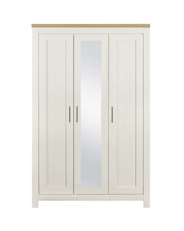 Highgate 3 Door Wardrobe With Mirror