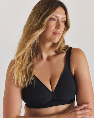 Triumph Modern Soft Cotton Non Wired Bra Black
