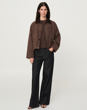 Mango Corduroy Collar Jacket
