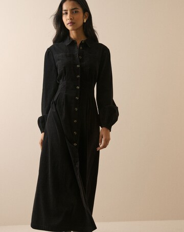 NOBODY'S CHILD PETITE MONTEGO CORD MIDI DRESS