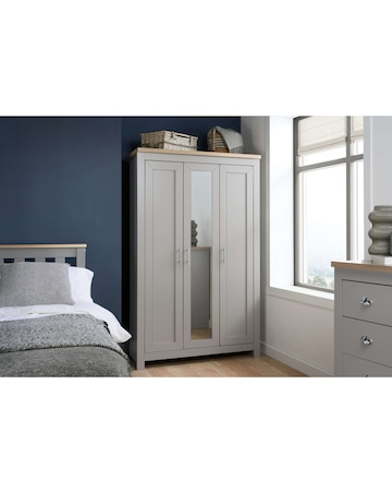 Highgate 3 Door Wardrobe With Mirror