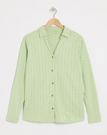 Julipa Pure Cotton Broderie Jersey Shirt