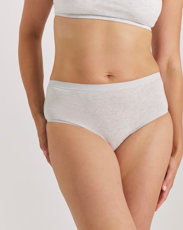 Pretty Secrets (7 Pack) Days Of The Week Cotton Full Brief Knickers Multi