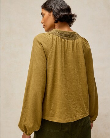 White Stuff Suzie Shirred Top