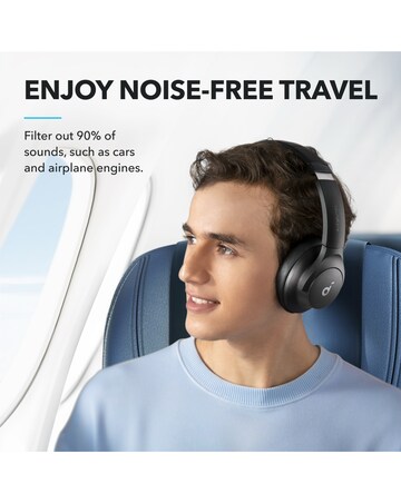 Soundcore Q21i Over-Ear Noise-Cancelling Wireless Headphones - Black