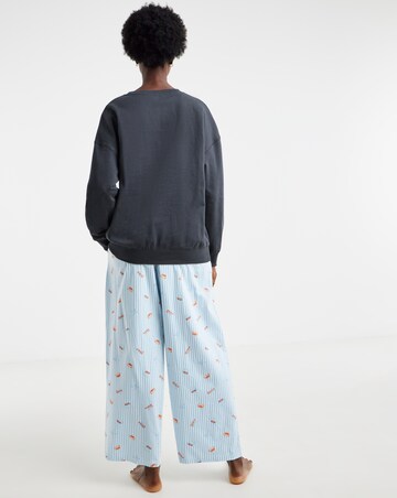 Pretty Secrets Cinnamon Season Graphic And Check Pyjama Set