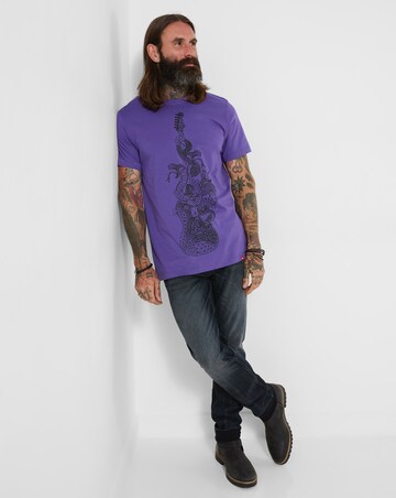 Joe Browns Snakes & Sounds T-Shirt - Purple