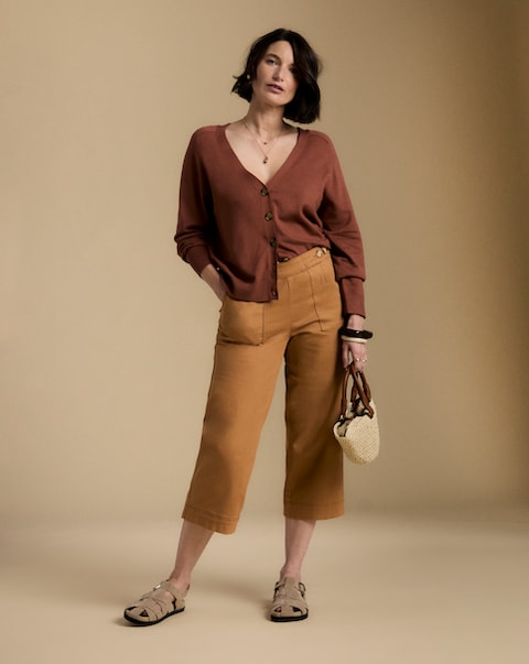 Julipa Stretch Button Side Trousers