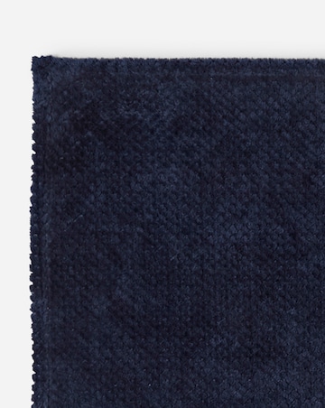 Waffle Fleece Throw - Navy