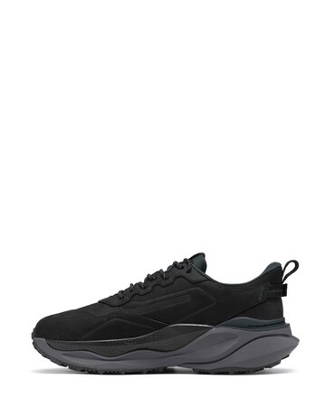Clarks Pace Trail Lo Waterproof Trainer - Black