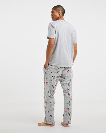 Pretty Secrets Dog Print Family Pyjamas - Mens