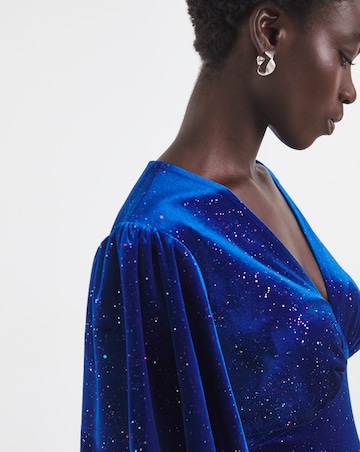 Twisted Wunder Sophia Glitter Velvet Maxi Dress