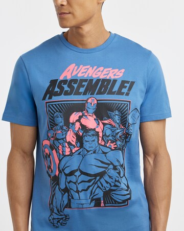 Avengers Pyjama Set - Mid Blue