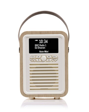 VQ Retro Mini DAB Radio - Oak