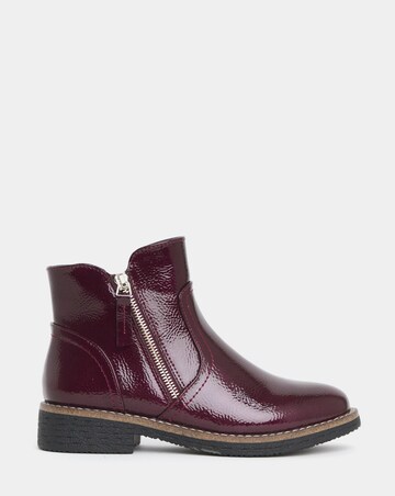 Cushion Walk Side Zip Chelsea Boot Crepe Sole - Wide Fit (E)