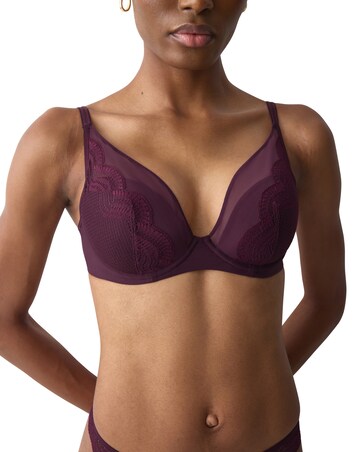 Triumph Comfort Glam Plunge Bra Wine
