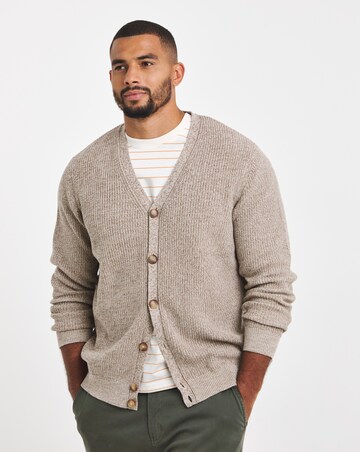 Cotton Twist Knitted Cardigan