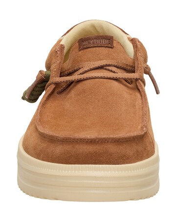 HeyDude Rev Suede Slip On Shoe - Brown