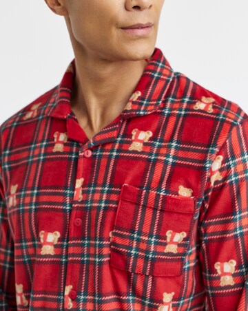 Bear Print Family Pyjamas - Mens