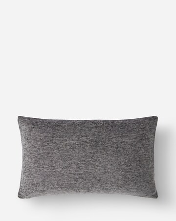 Winter Village Embroidered Velvet Cushion
