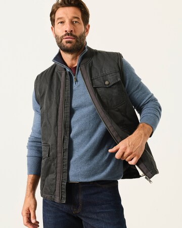 FatFace Rye Half Neck - Blue Denim