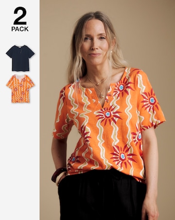 Julipa 2 Pack Cotton T-Shirts