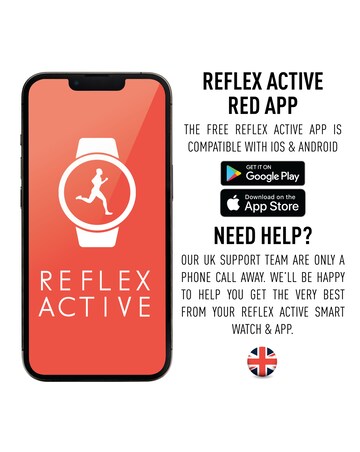 Reflex Active Series 17 Black Silicone Strap