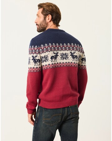 FatFace Moose Jumper - Red